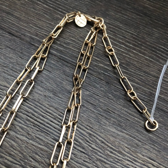 Gorgeous double string chain and gems necklace. - Picture 7 of 7